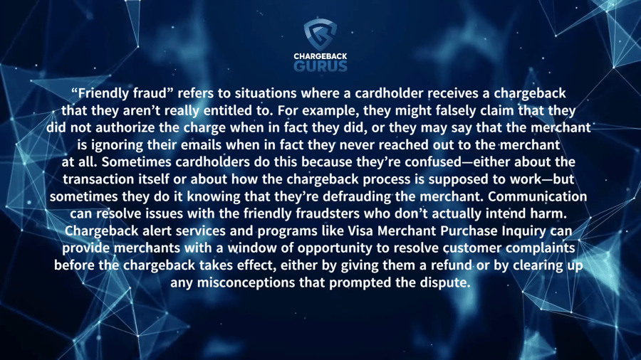Airline friendly fraud