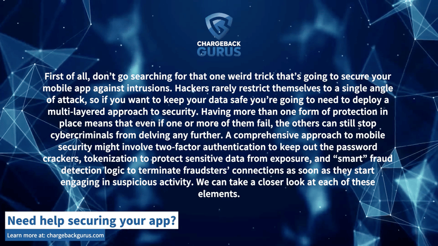Chargeback Mobile Security