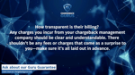 Chargeback Services Billing