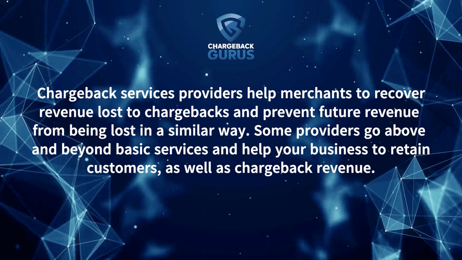 Chargeback Services Provider