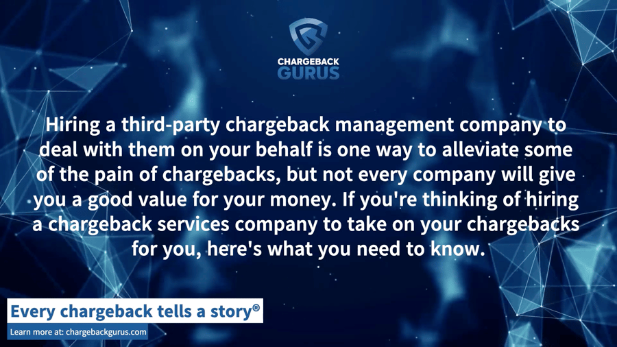 Chargeback Services ROI