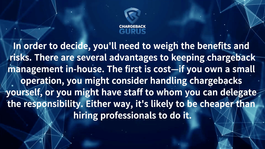 Chargeback Services Advantages