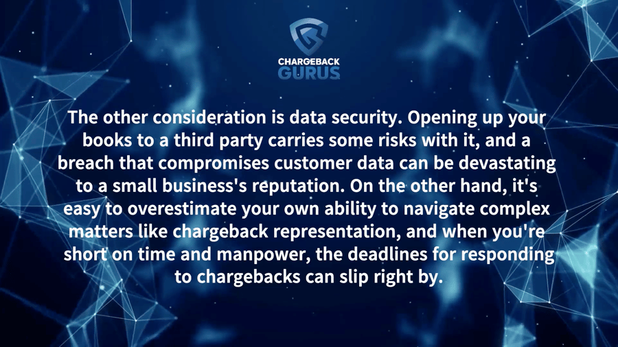 Chargeback Services Data Security