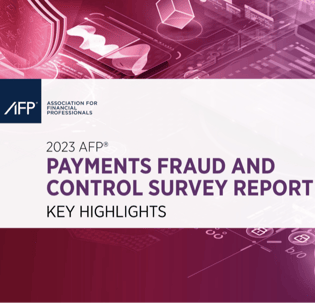 2023 AFP®/JP Morgan Payments Fraud and Control Survey Report