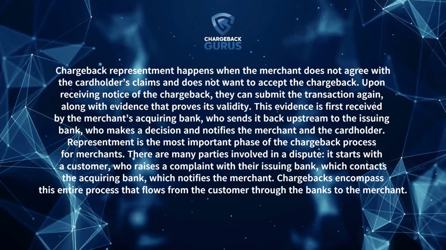 chargeback representment for merchants