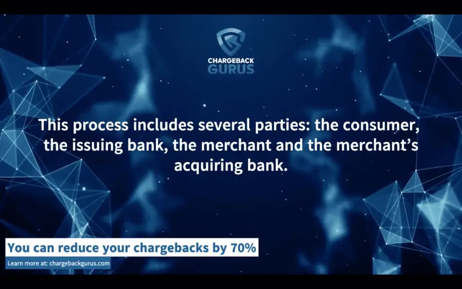 Who is involved in a chargeback?