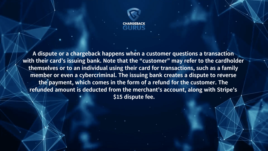 Stripe chargeback fee