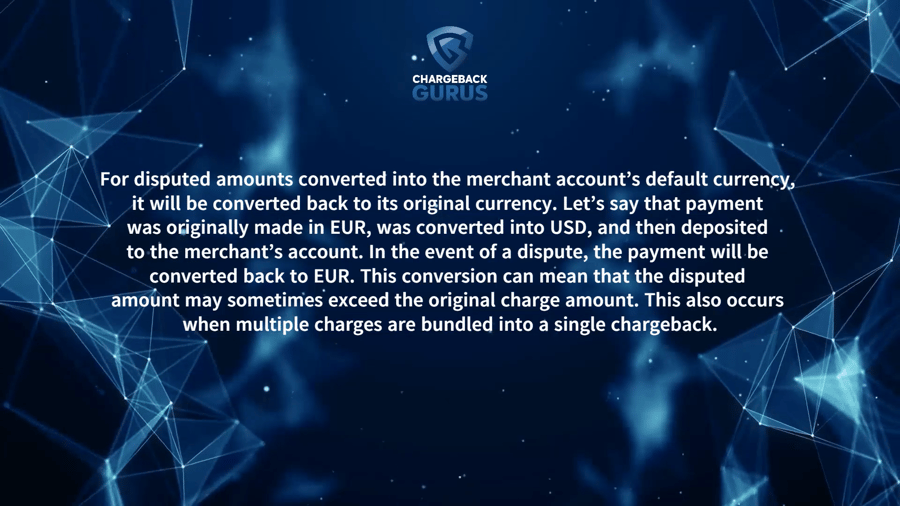 Stripe chargeback currency conversion