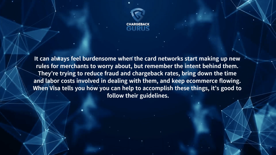Visa card network mandates