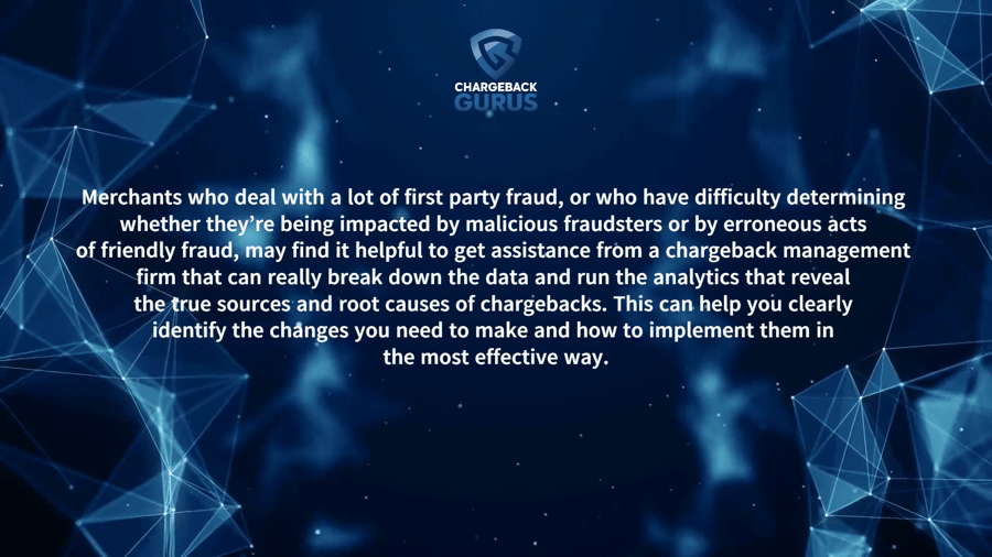 first party fraud chargebacks