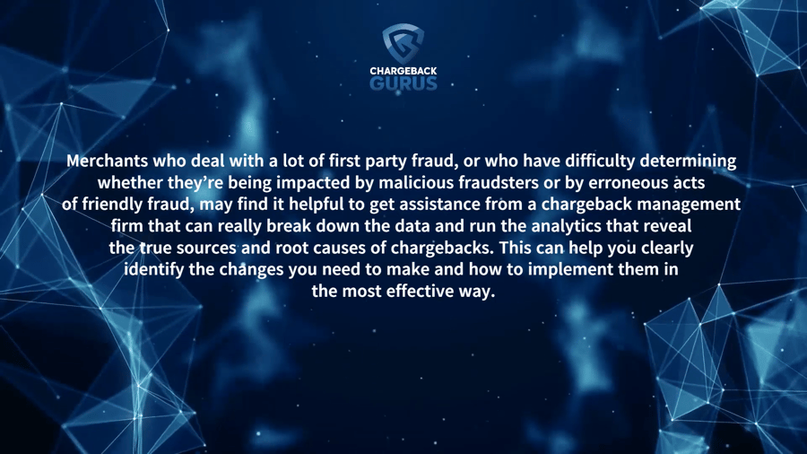 first party fraud chargebacks