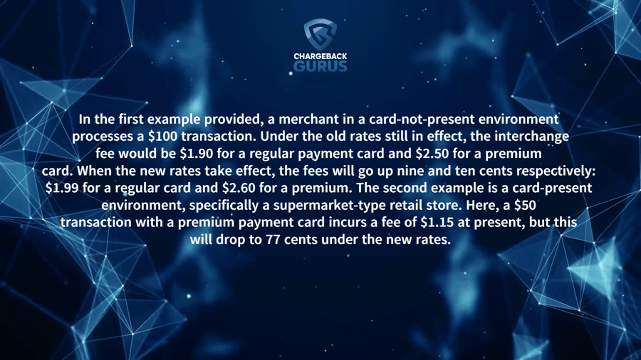 Visa interchange fee increase