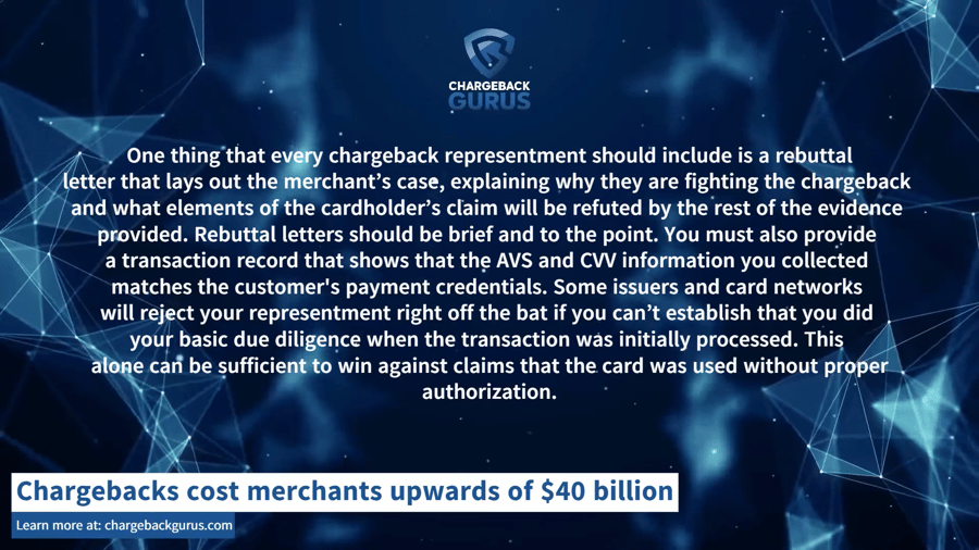 how to win a chargeback