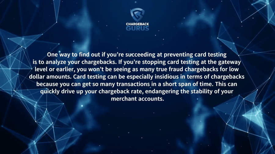 card testing fraud and chargebacks