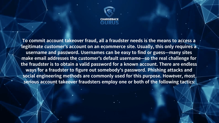 Account Takeover Fraud and Phishing