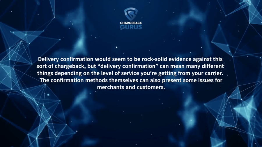 Delivery Confirmation Fraud