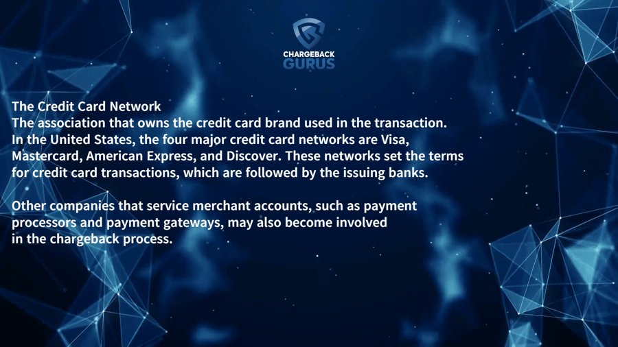 Card networks and chargebacks