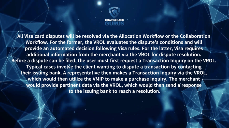 VROL and chargebacks