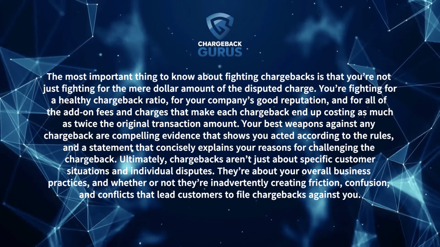 Why Fight Chargebacks