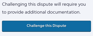 Bank of America Chargebacks - Business Track - My Client Line - Challenge this Dispute