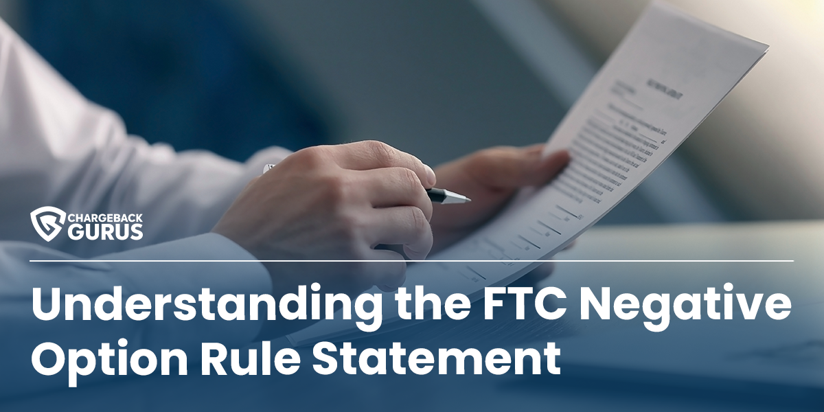 ftc negative option statement