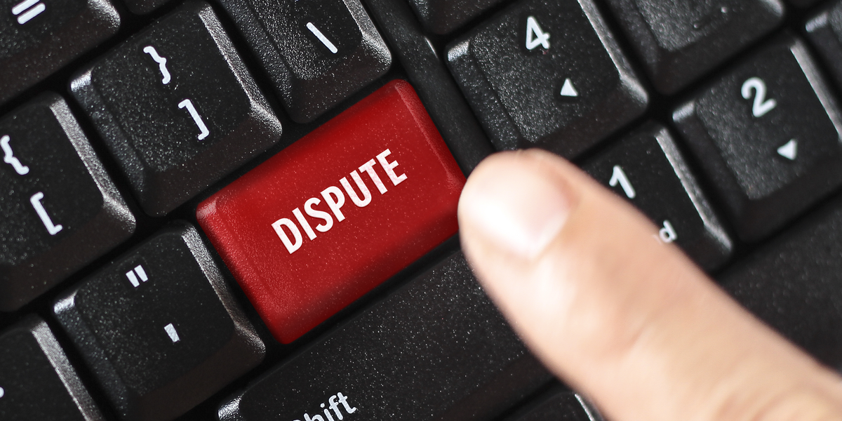 credit card dispute